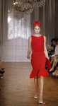 Vestido rojo de la colección primavera/verano 2012 de Nina Ricci en París