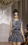 Vestido estampado de la colección primavera/verano de Nina Ricci en París