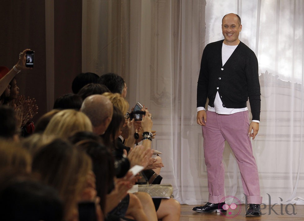 Peter Copping, director creativo de Nina Ricci, presenta la colección primavera/verano 2012 en París