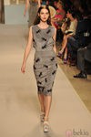 Vestido gris con estampado de salamandras, de Loewe, colección primavera 2012