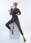 Jumpsuit de estampado floral de la nueva colección otoño/invierno 2015/2016 de Van-Dos