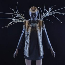 Chaleco de pelo marrón de la nueva colección otoño/invierno 2015/2016 de Van-Dos