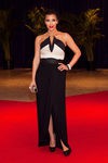 Kim Kardashian con un vestido Valentino en la Cena de Corresponsales de la Casa Blanca 2010