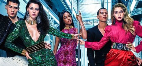 Imagen de la campaña de Balmain para H&M