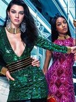 Dos modelos posan para la campaña de Balmain para H&M