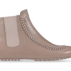 Bota de piel beige de la nueva colección para mujer otoño/invierno 2015/2016 de Tod's