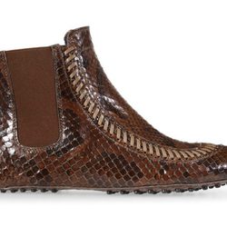 Bota de piel marrón de la nueva colección para mujer otoño/invierno 2015/2016 de Tod's