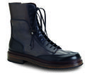 Bota marrón oscura de la colección otoño 2015 de Salvatore Ferragamo