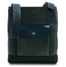 Bolso verde-grisáceo de la colección otoño 2015 de Salvatore Ferragamo