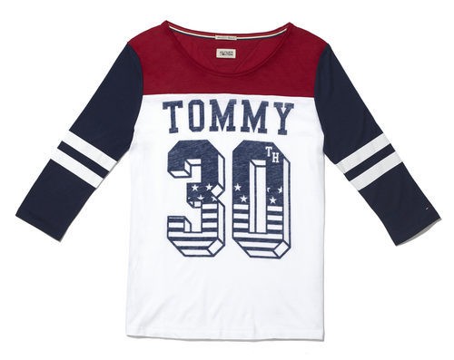 Camiseta de manga larga de la colección cápsula 2015 del 30 aniversario de Tommy Hilfiger