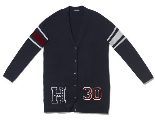 Chaqueta de punto de la colección cápsula 2015 del treinta aniversario de Tommy Hilfiger