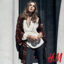 Chaqueta de punto y camisa blanco crudo de la colección otoño/invierno 2015/2016 de H&M
