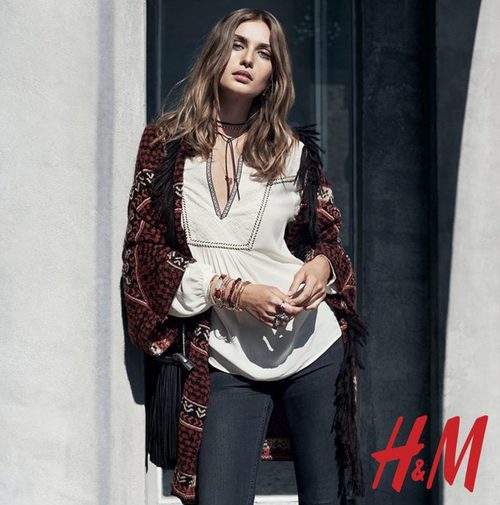 Chaqueta de punto y camisa blanco crudo de la colección otoño/invierno 2015/2016 de H&M