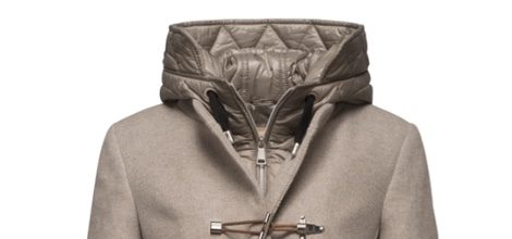 Abrigo beige largo de la colección otoño/invierno 2015 de la firma Fay