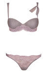 Conjunto lencero rosa de la colección otoño/invierno 2015/2016 de Andrés Sardá