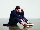 Jack Guinness modelo de la primera colección para hombre de Superga otoño/invierno 2015/2016