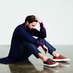 Jack Guinness modelo de la primera colección para hombre de Superga otoño/invierno 2015/2016