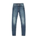 Vaquero pitillo desteñido de la colección otoño/invierno 2015/2016 femenina de Bershka 
