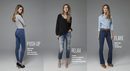 Varios modelos de vaqueros de la colección otoño/invierno 2015/2016 femenina de Bershka 