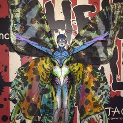 Heidi Klum disfrazada de mariposa en su fiesta de Halloween 2014