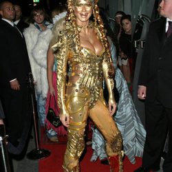 Heidi Klum disfrazada en su fiesta de Halloween 2003