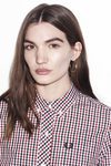 Camisa de cuadros rojos y azul marino de la colección Reissues otoño/invierno 2015/2016 de Fred Perry