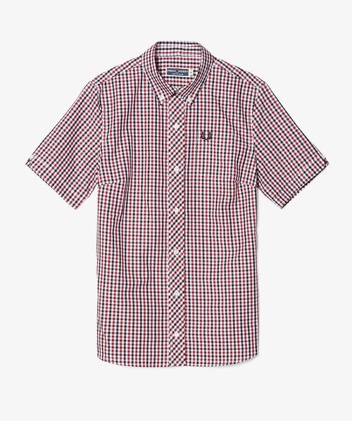 Camisa de cuadros rojos y azul de la colección Reissues otoño/invierno 2015/2016 de Fred Perry