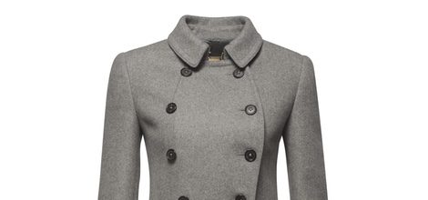 Maxiabrigo gris claro de la colección de Trencas Fay para el otoño/invierno 2015/2016