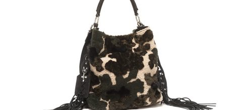Bolso de estampado de piel de animal para la colección otoño/invierno 2015/2016