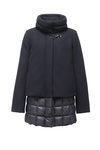 Abrigo azul marino acolchado de la colección para el otoño/invierno 2015/2016