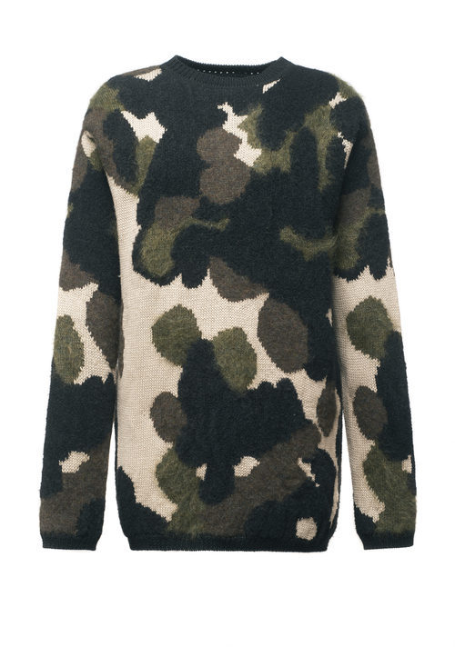 Jersey de estampado militar de la colección de Fay para el otoño/invierno 2015/2016