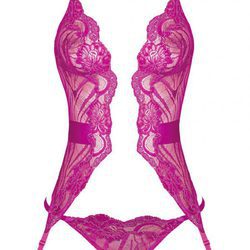 Conjunto lencero rosa de la colección Lya para el otoño/invierno 2015/2016