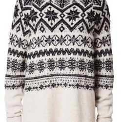 Jersey gris y negro de la colección Navidad 2015 de la firma H&M