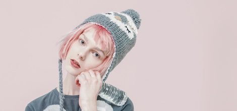 Camiseta y gorro de lana gris de la colección otoño/invierno 2015/2016 Sleepwear de Oysho