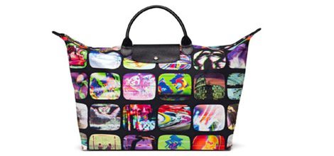 Bolso diseñado por Jeremy Scott para la firma Longchamp para la Primavera 2016