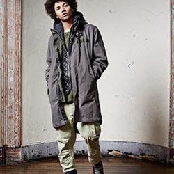 Parka gris de la colección de invierno 2016 de G-Star Raw