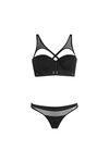 Conjunto negro de la colección de Navidad 2015 de Yamamay