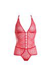 Body coral lencero de la colección de Navidad 2015 de Yamamay