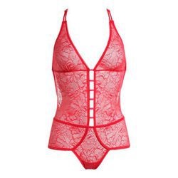 Body coral lencero de la colección de Navidad 2015 de Yamamay