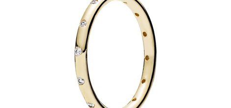 Anillo de oro con detalles esféricos en plata de la colección primavera/verano 2016 de Pandora