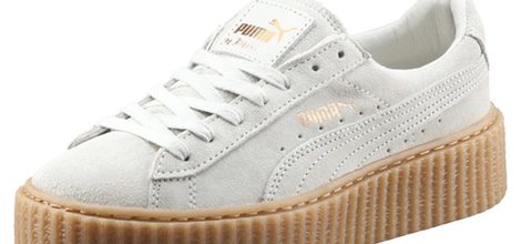 Zapatilla gris claro de la segunda entrega de la colección 'Puma by Rihanna'