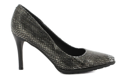Zapato de salón con tacón en tonos metalizados de la colección otono/invierno 2015/2016 de Alma en Pena