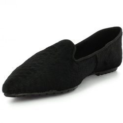 Mocasín negro plano de la colección otono/invierno 2015/2016 de Alma en Pena