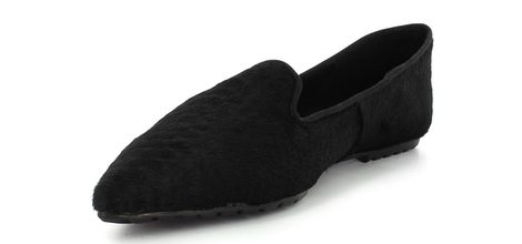 Mocasín negro plano de la colección otono/invierno 2015/2016 de Alma en Pena