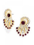 Pendientes plateados de la colección de joyas de BaubleBar presentada por Olivia Palermo para la Navidad 2015