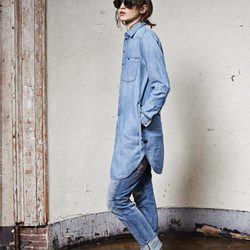 Vestido camisero vaquero de la colección 'La evolución del denim' de invierno 2015 de G-Star