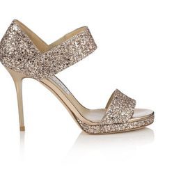 Sandalia glitter de la línea Let it Shine de la colección Cruise 2015 de Jimmy Choo
