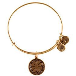 Pulsera con charm El trébol de la suerte de la colección 2015 de Alex and Ani