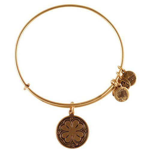 Pulsera con charm El trébol de la suerte de la colección 2015 de Alex and Ani