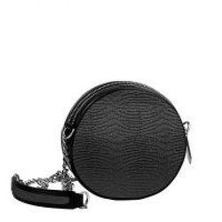 Bolso redondo negro de la colección cápsula de Nicky Hilton